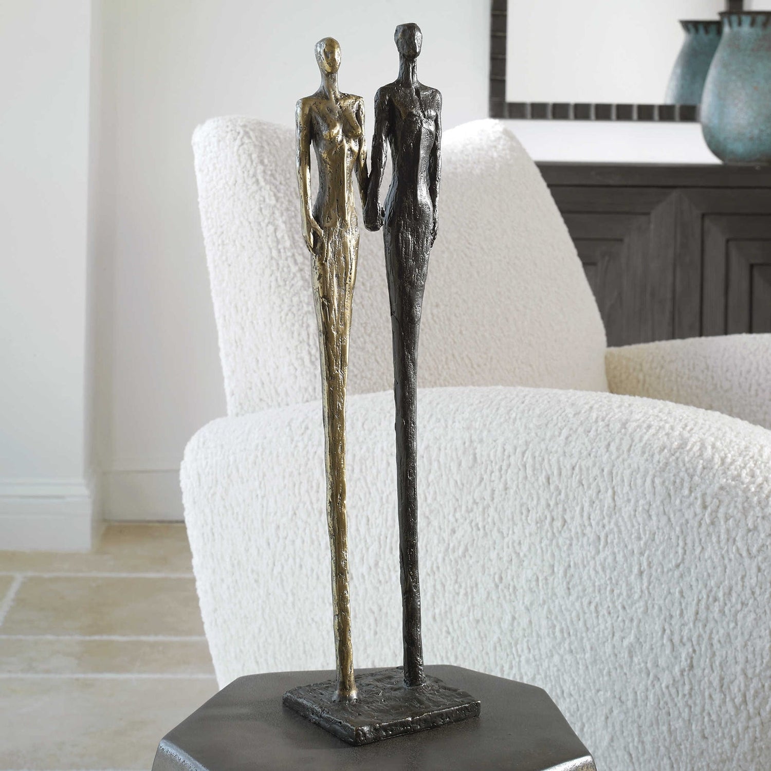 Uttermost Two'S Company Cast Iron Sculpture - Home Elegance USA
