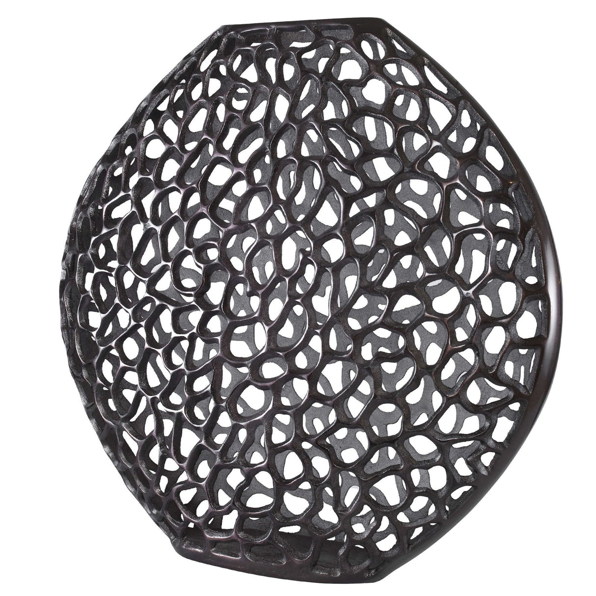 Uttermost Web Dark Bronze Vase - Home Elegance USA