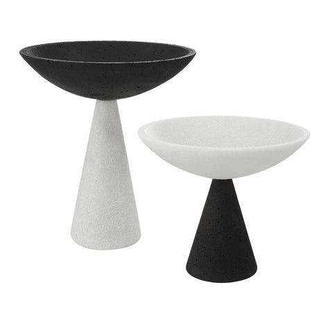 Antithesis Marble Bowls - Set Of 2 | Uttermost | Home Elegance USA