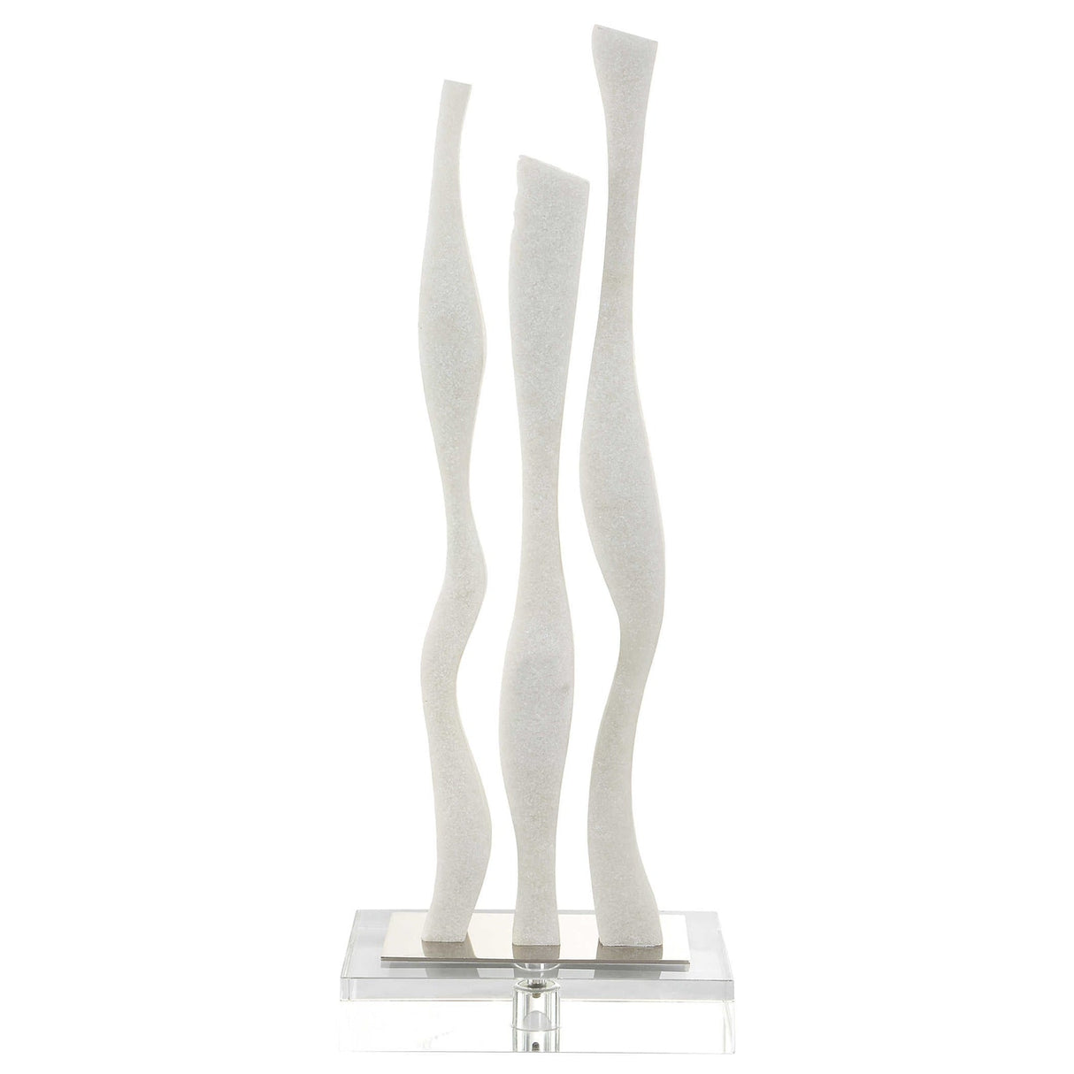 Uttermost Gale White Marble Sculpture - Home Elegance USA