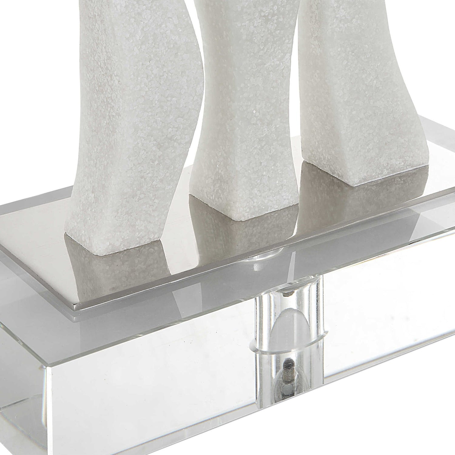 Uttermost Gale White Marble Sculpture - Home Elegance USA