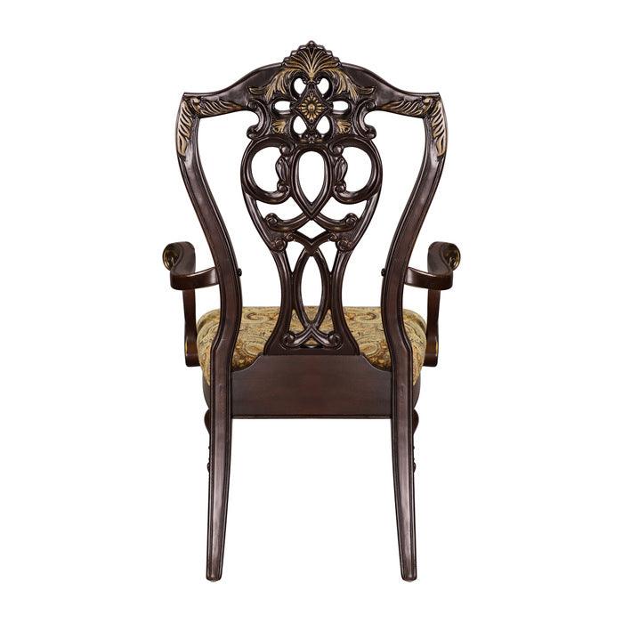 Catalonia Cherry Arm Chair (Set Of 2) 1824A | Homelegance | Home Elegance USA