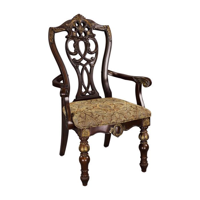 Catalonia Cherry Arm Chair (Set Of 2) 1824A | Homelegance | Home Elegance USA