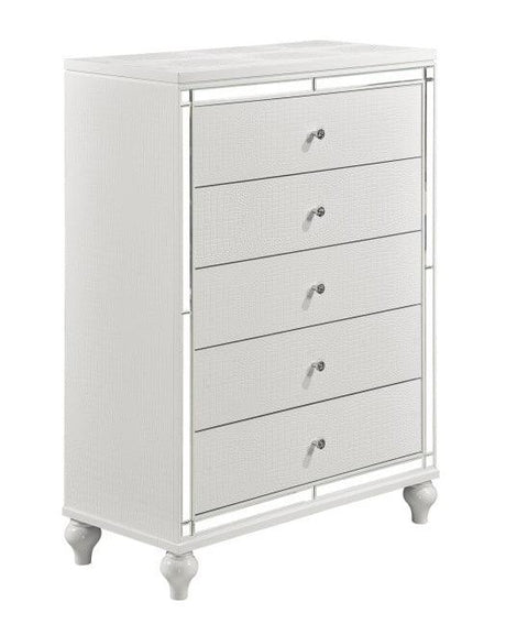 Alonza Bright White Chest 1845 - 9 | Homelegance | Home Elegance USA