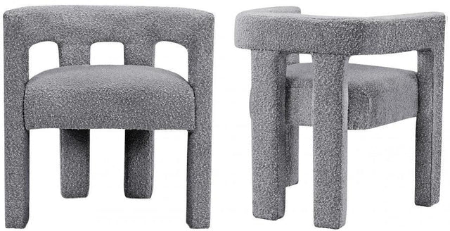 Athena Accent | Dining Chair In Grey (Set Of 2) - 864Grey - C | Meridian | Home Elegance USA