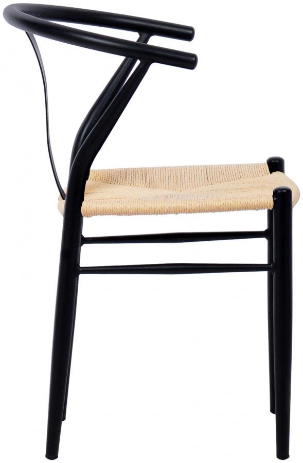 Beck Dining Chair In Black (Set Of 2) - 893Black - C | Meridian | Home Elegance USA