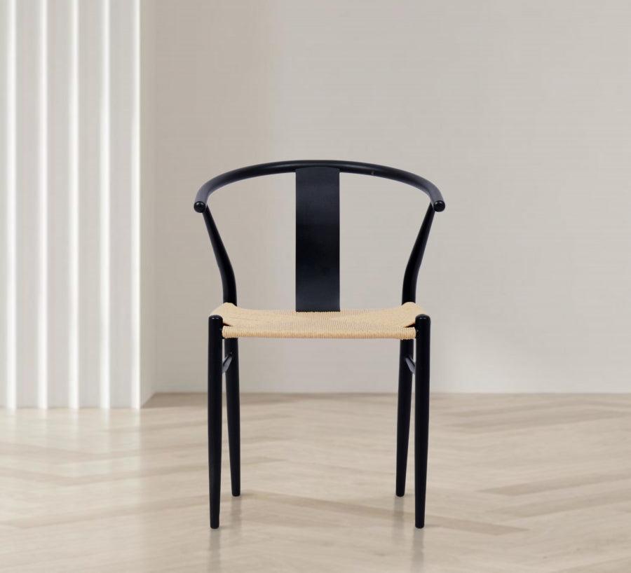 Beck Dining Chair In Black (Set Of 2) - 893Black - C | Meridian | Home Elegance USA