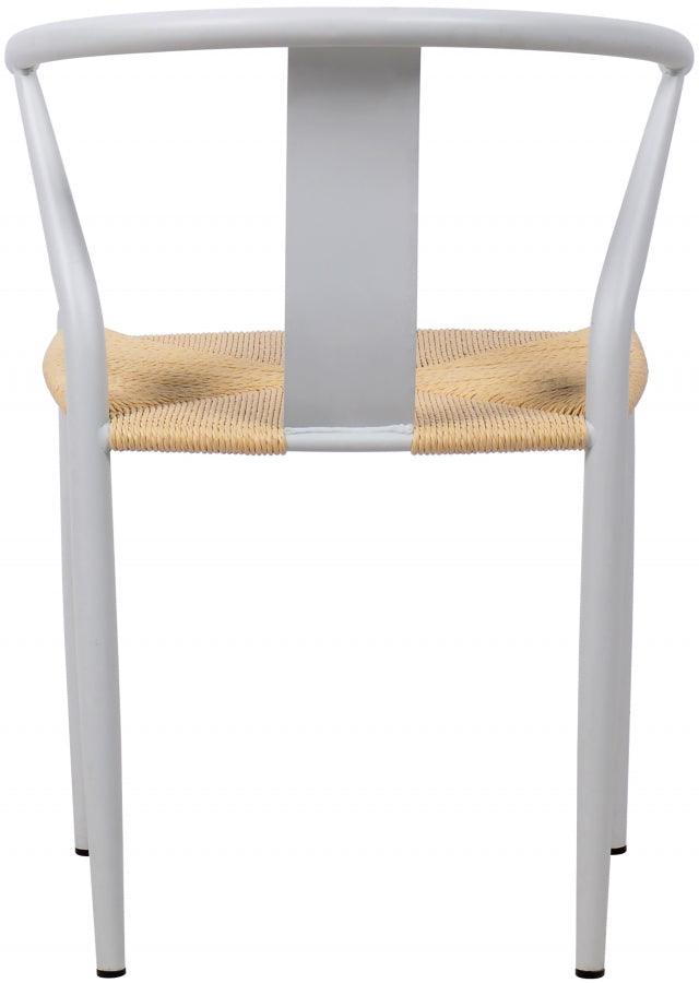 Beck Dining Chair In White (Set Of 2) - 893White - C | Meridian | Home Elegance USA