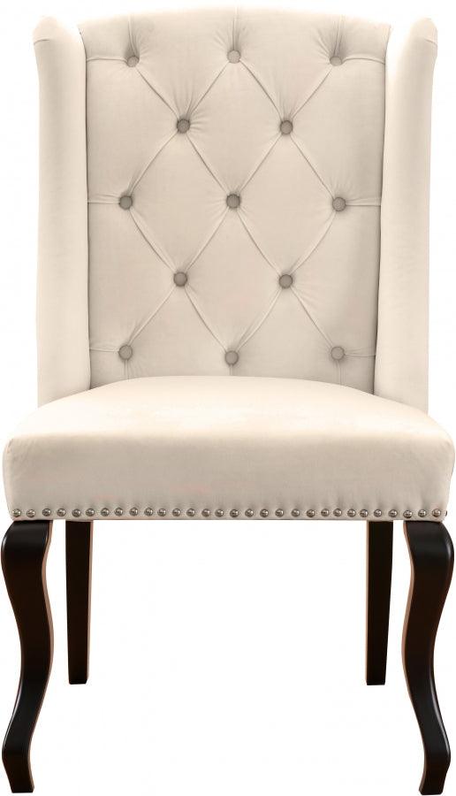 Meridian Furniture - Suri Velvet Dining Chair Set Of 2 In Cream - 772Cream-C