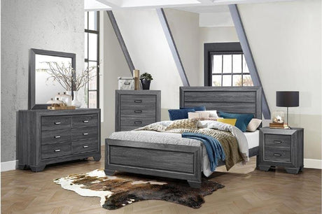Beechnut 6 Piece Queen Bedroom Set 1904Gy - 1 - 6Set | Homelegance | Home Elegance USA