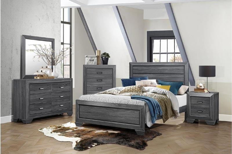 Homelegance - Beechnut 6 Piece Queen Bedroom Set - 1904Gy-1-6Set