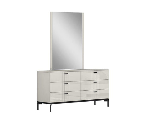Bella Dresser In Grey - 19778 - D | J&M | Home Elegance USA