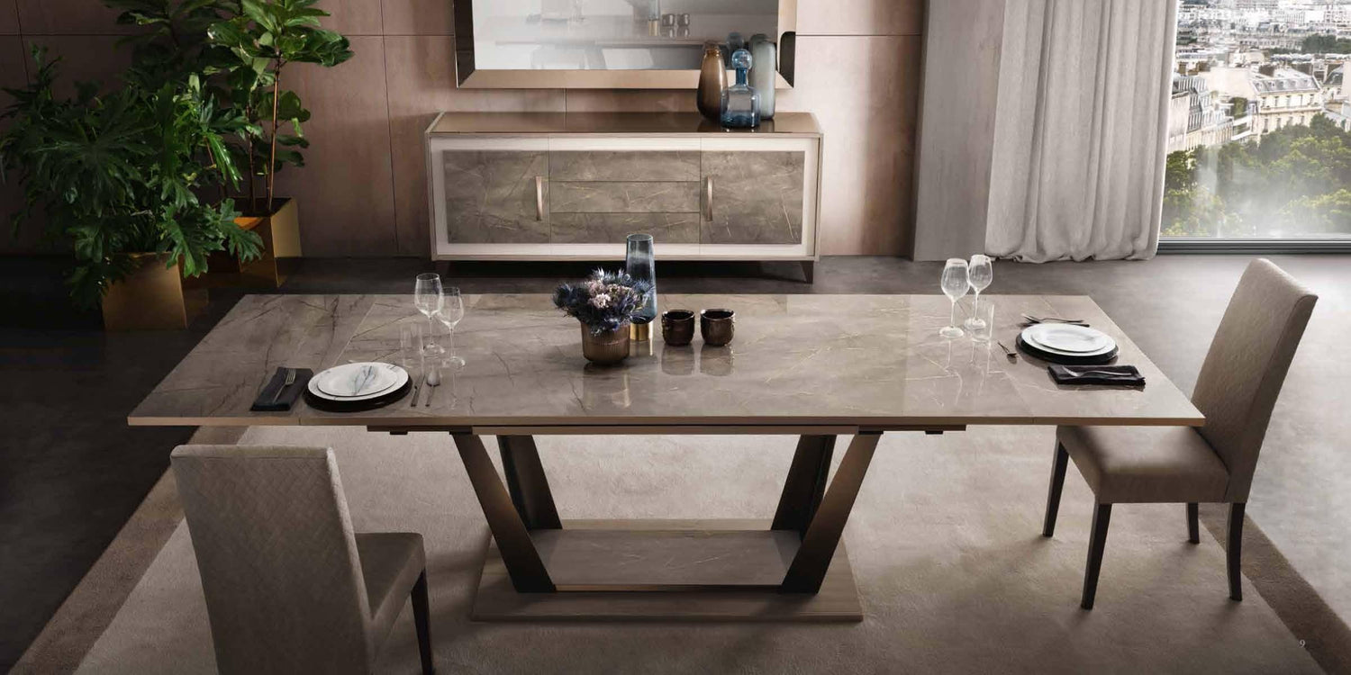 Arredoambra 8 Piece Dining Room Set W - 1Ext - Arredoambrachair - 8Set | ESF | Home Elegance USA