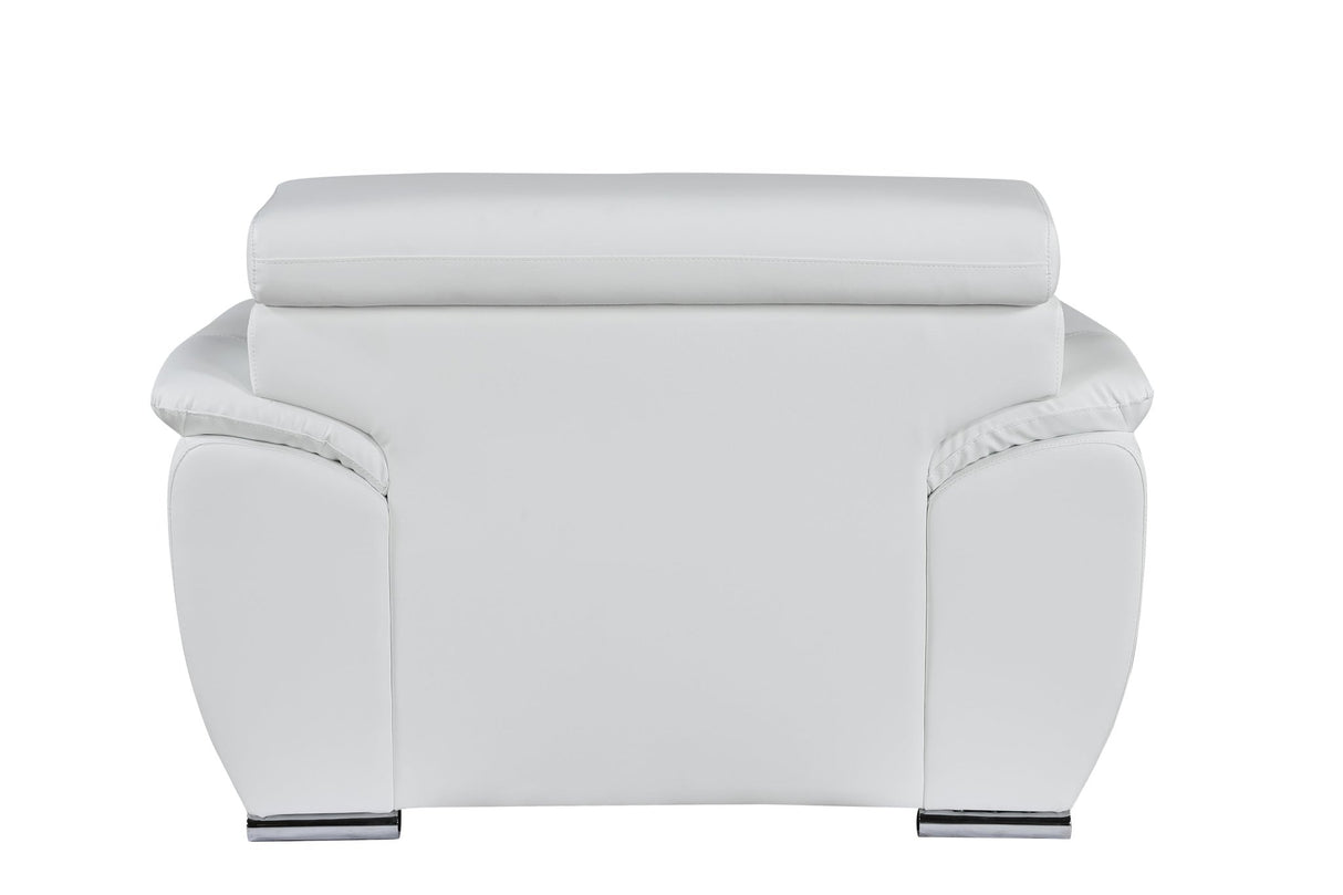 Genuine Leather Chair - Home Elegance USA