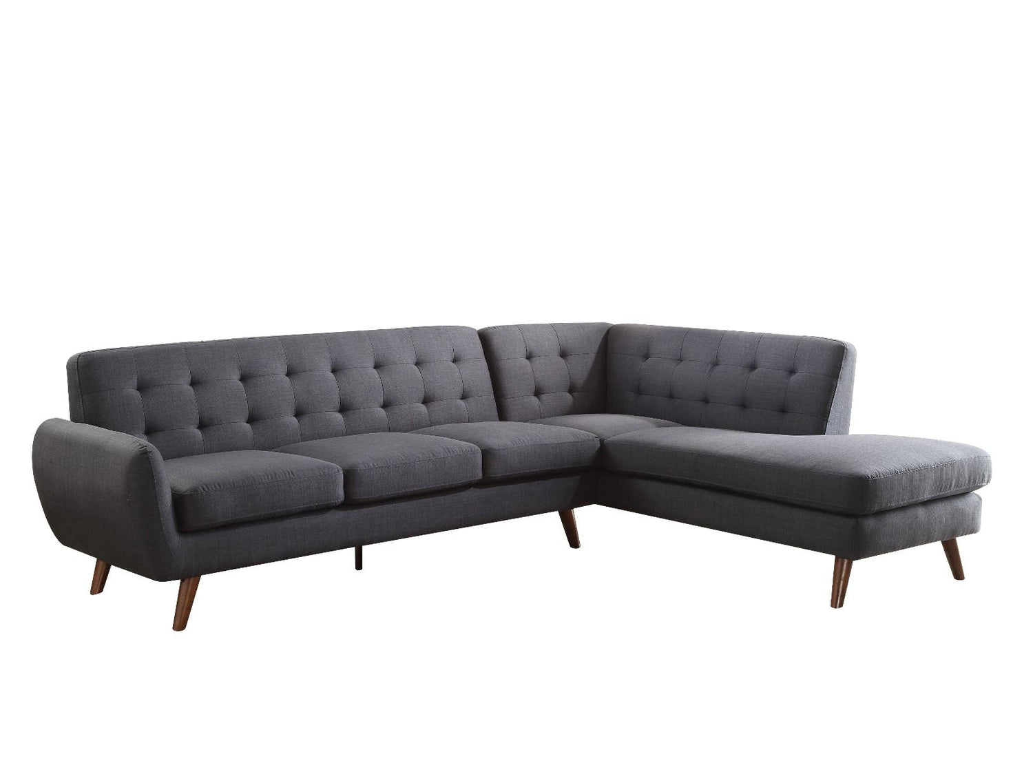 Acme - Sectional Sofa - Gray PU | Home Elegance USA