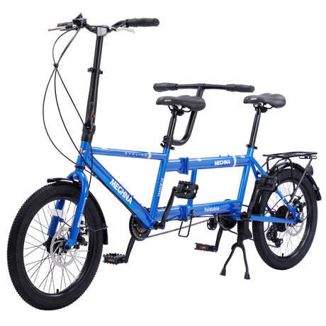 Tandem bike ,20inch wheels ,2-seater ,shimao 7speed ,foldable tandem adult beach cruiserAdults, Women, Men