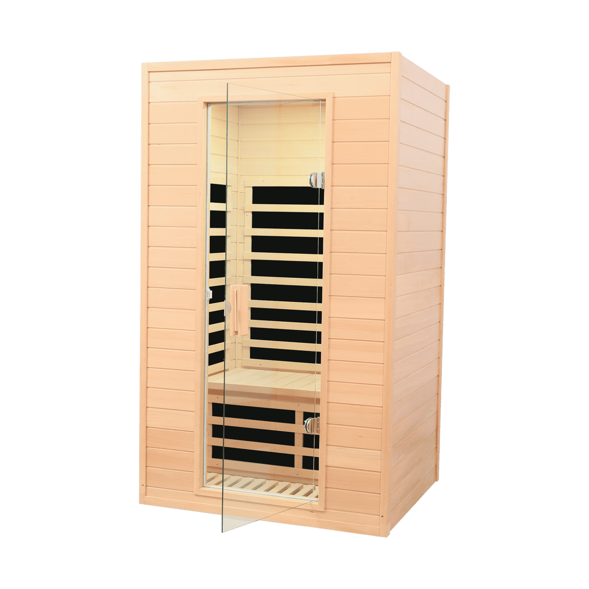Hemlock far infrared one person indoor sauna room