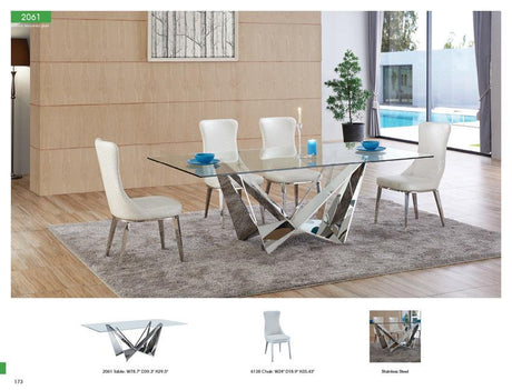 2061 5 Piece Dining Room Set - 2061 - 6138 - 5Set | ESF | Home Elegance USA