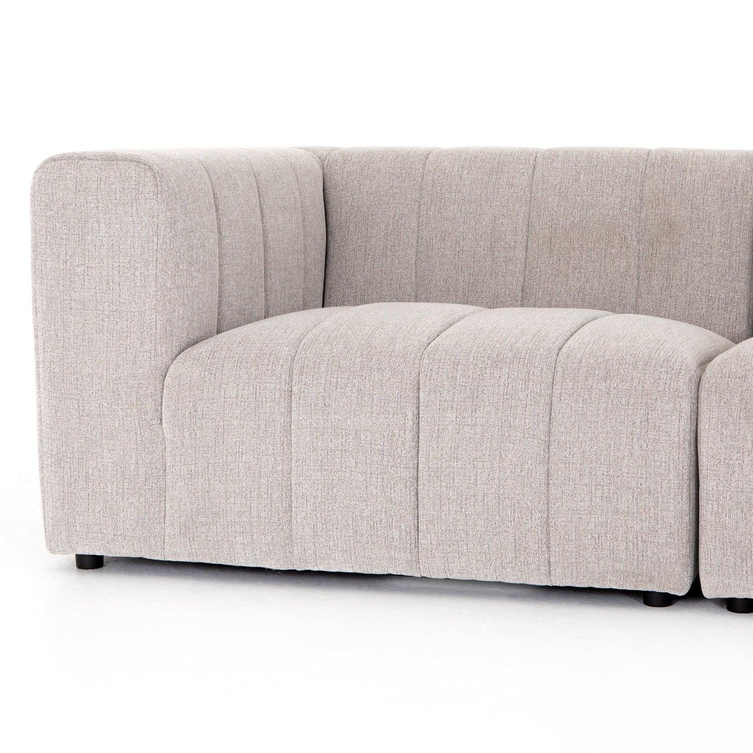 Four Hands Langham Channeled 3 Pc Sectional