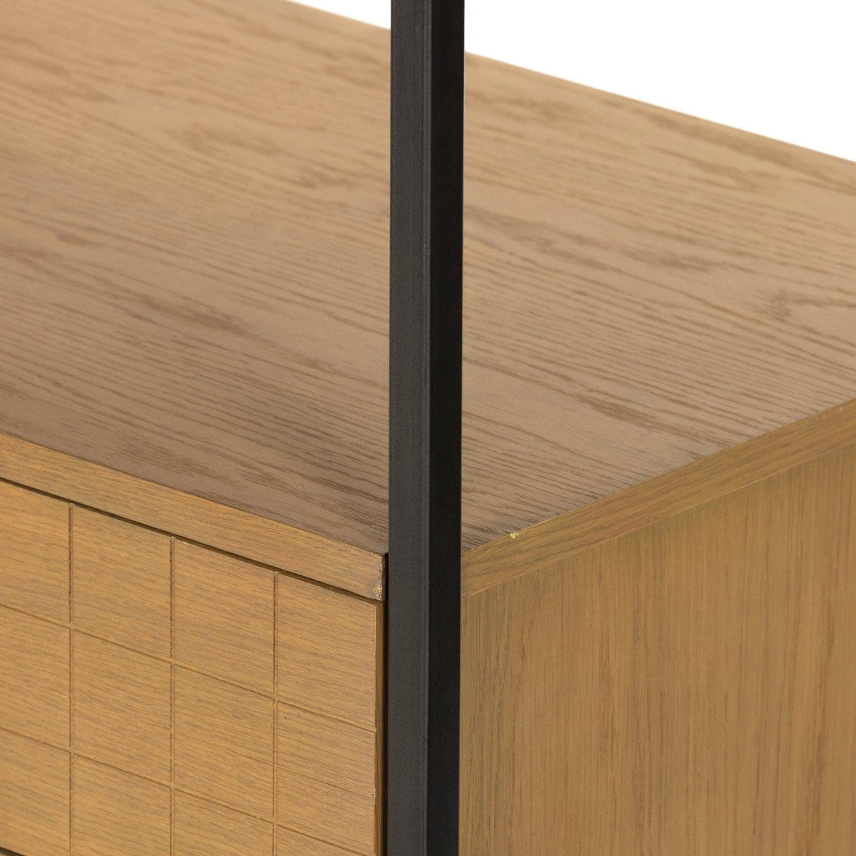 Four Hands Benji Bookcase With Upper Storage