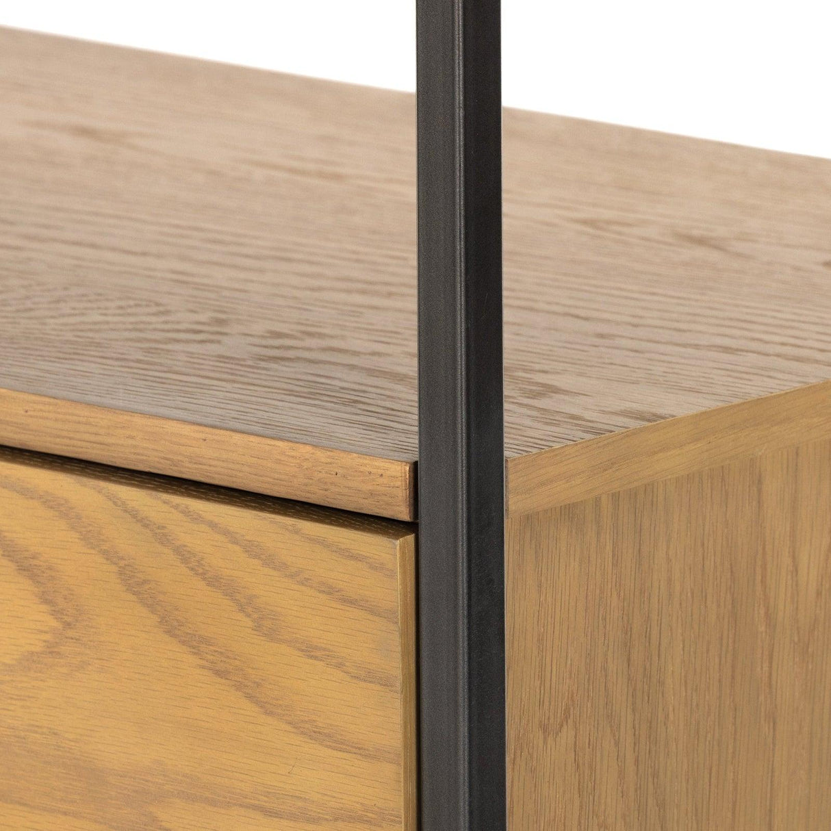 Four Hands Benji Bookcase With Upper Storage