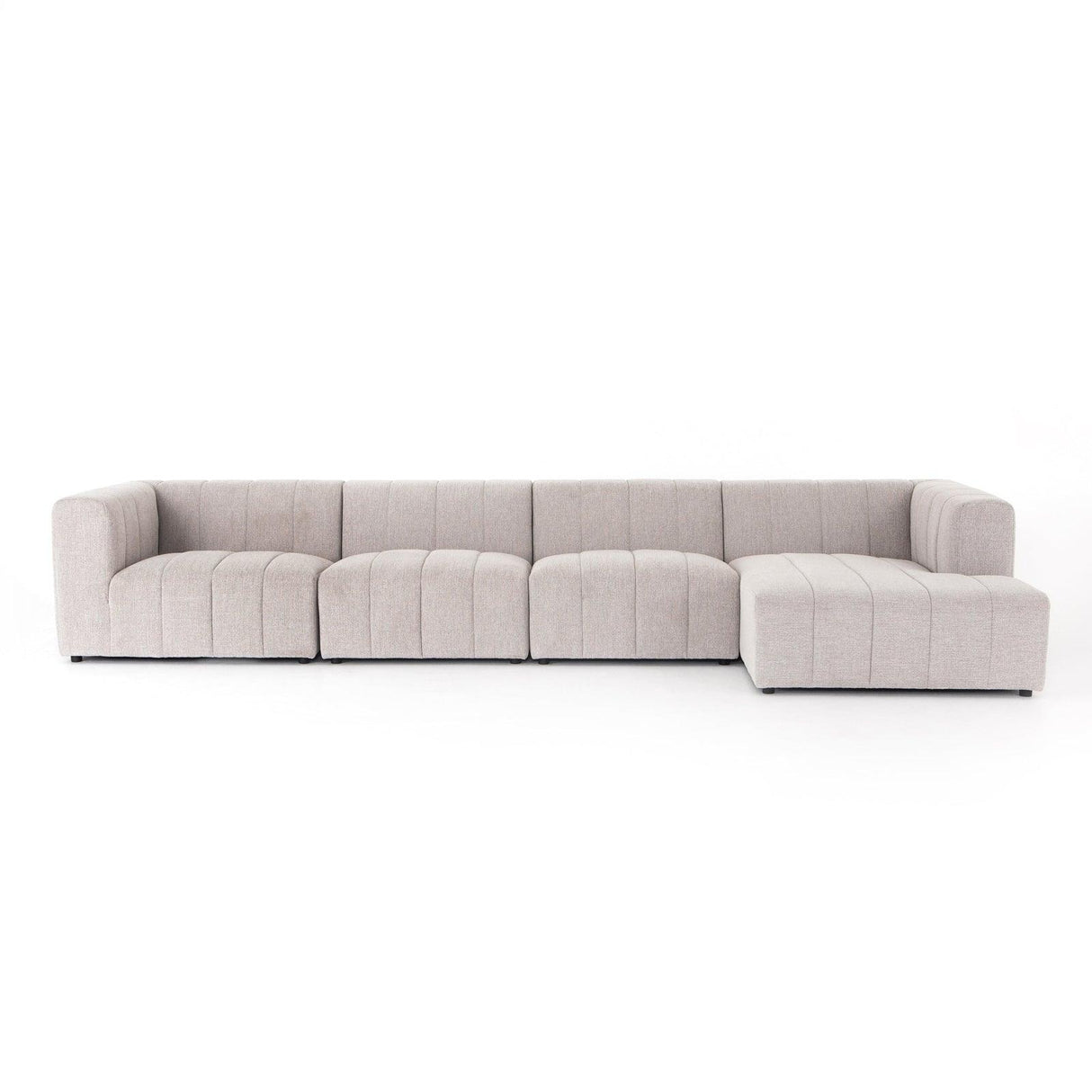 Four Hands Langham Channeled 4 Pc Sectional