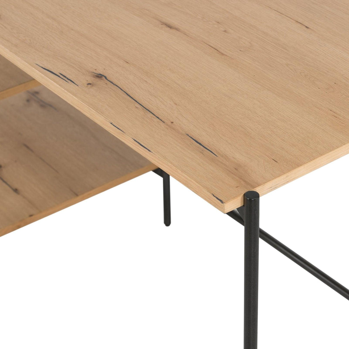 Four Hands Eaton Modular Desk With Shelves