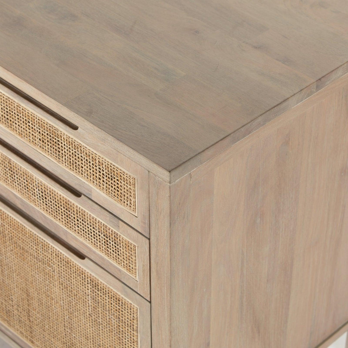 Four Hands Clarita Desk System With Filing Cabinet