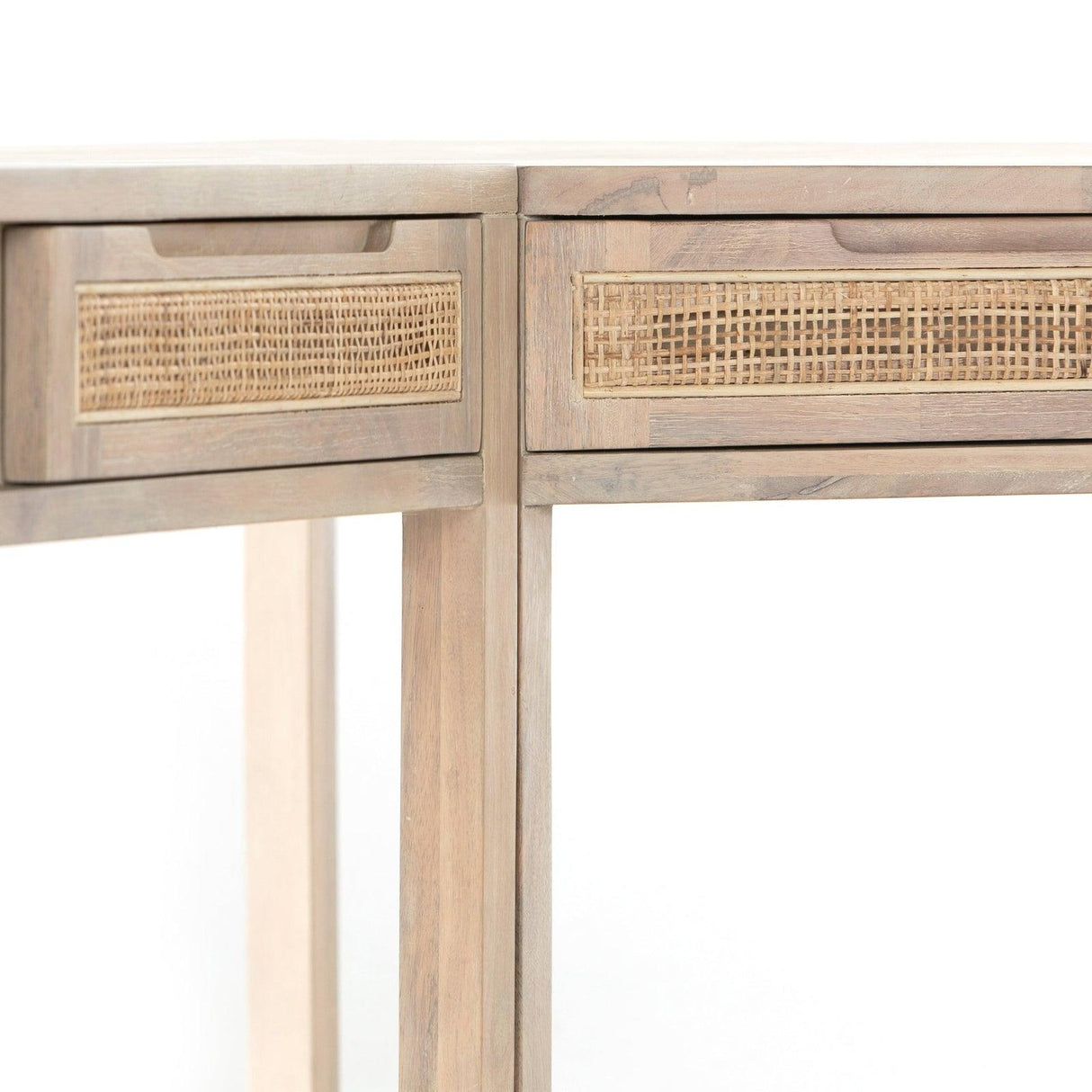 Four Hands Clarita Desk System With Filing Cabinet