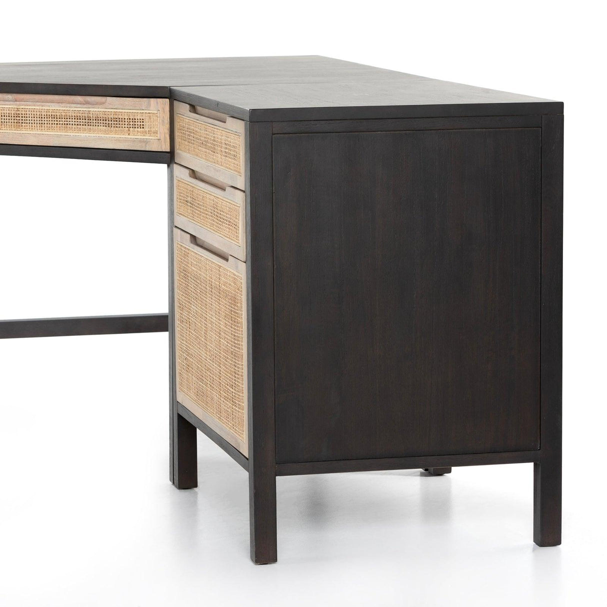 Four Hands Clarita Desk System With Filing Cabinet