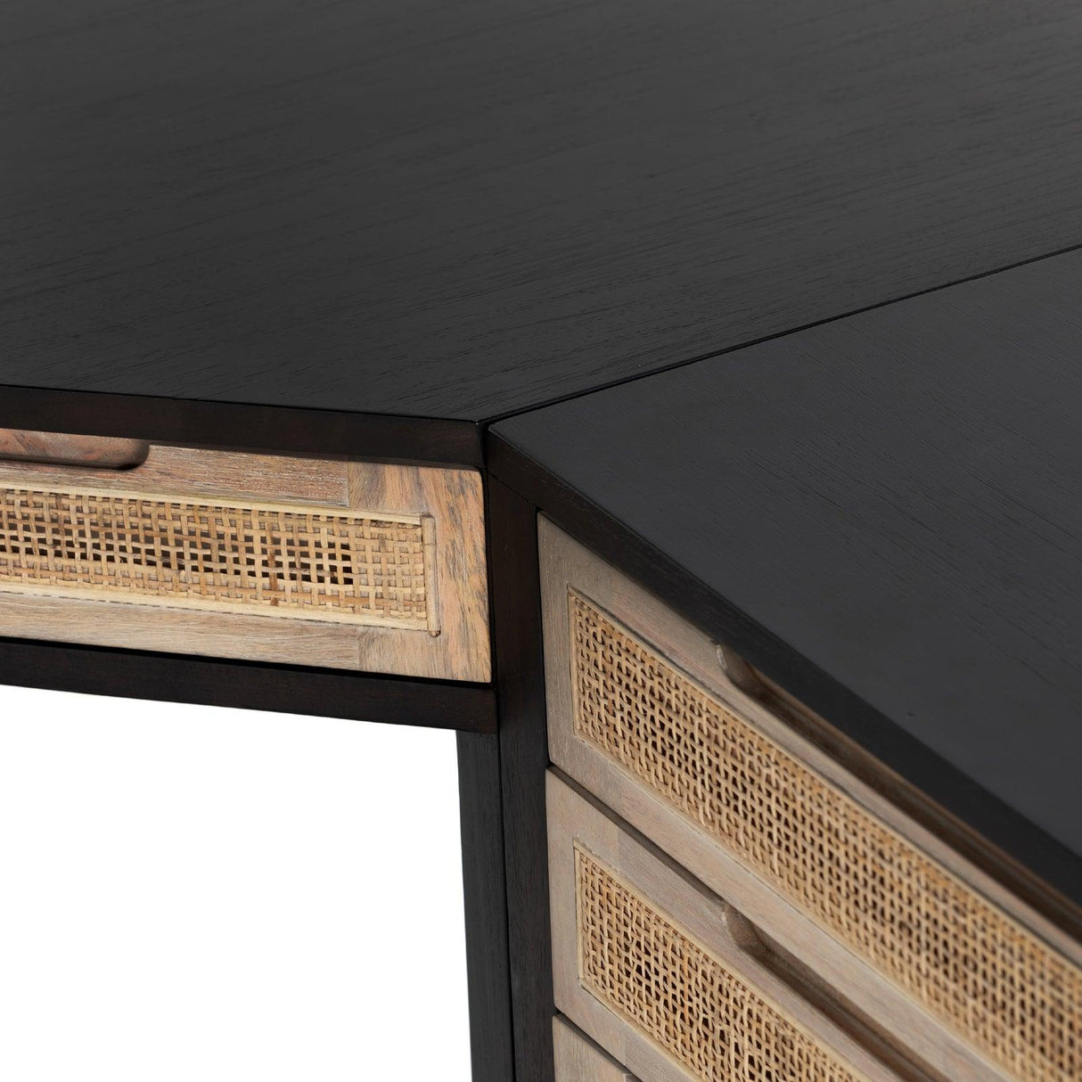 Four Hands Clarita Desk System With Filing Cabinet