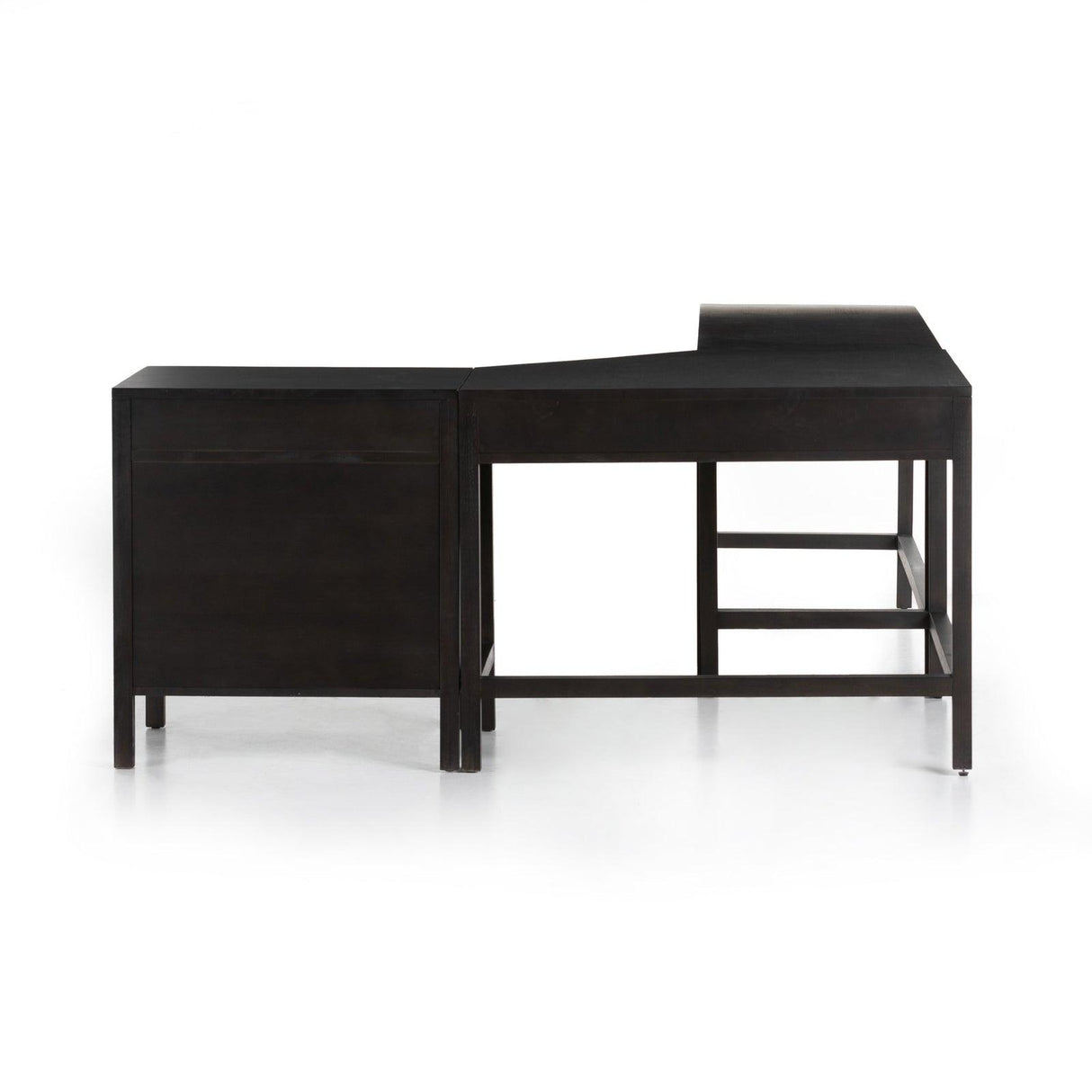 Four Hands Clarita Desk System With Filing Cabinet