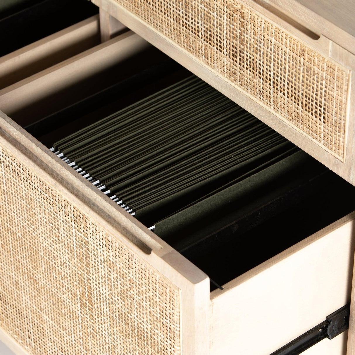 Four Hands Clarita Desk System With Filing Credenza