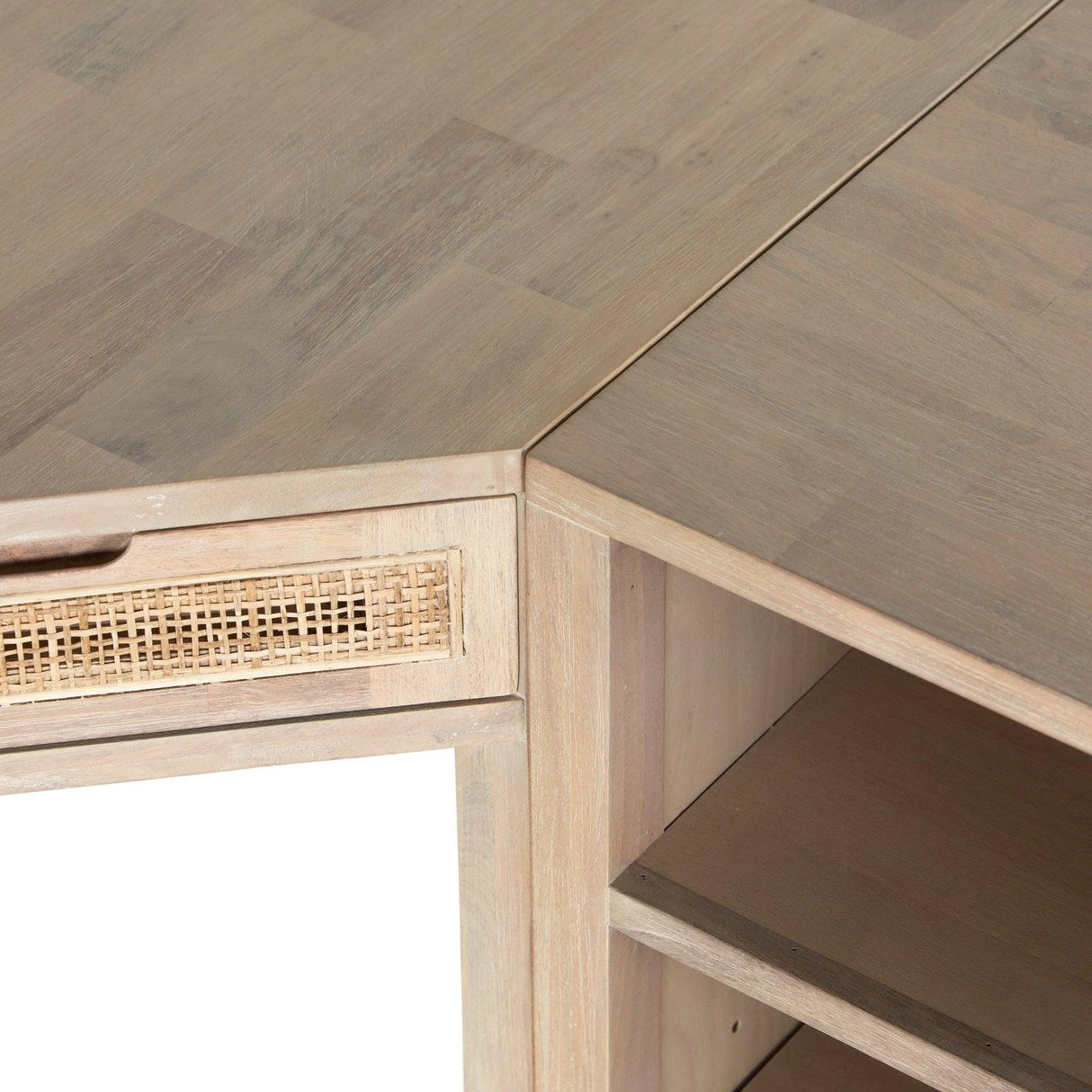 Four Hands Clarita Desk System With Filing Credenza