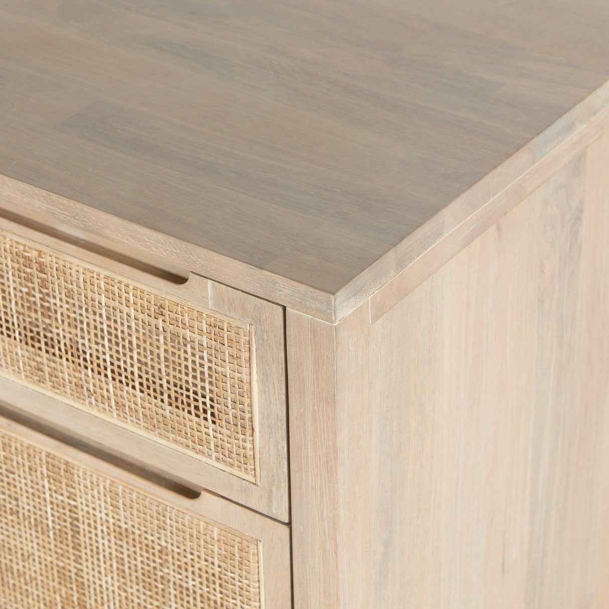 Four Hands Clarita Desk System With Filing Credenza