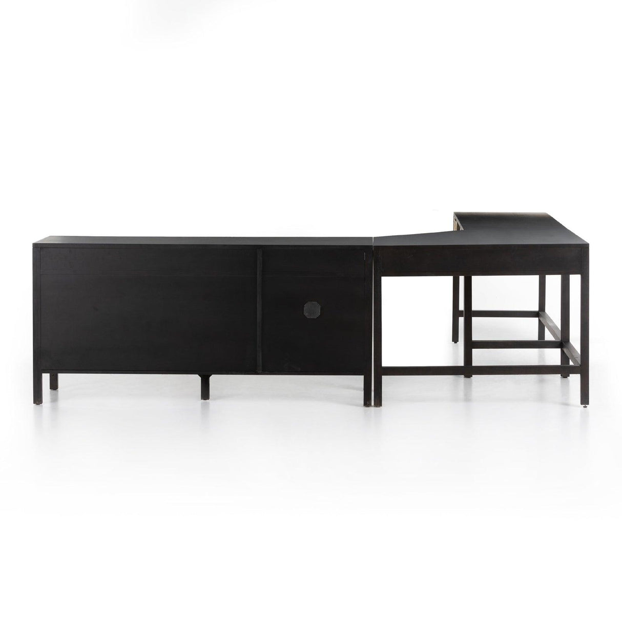 Four Hands Clarita Desk System With Filing Credenza