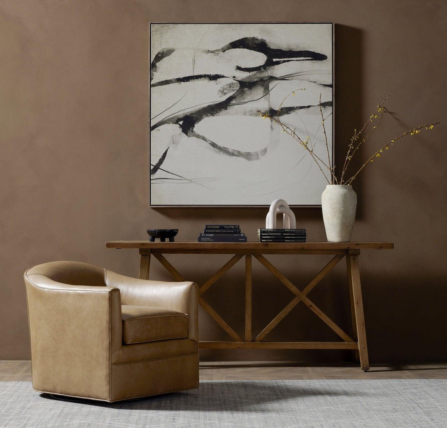 Four Hands Trellis Console Table