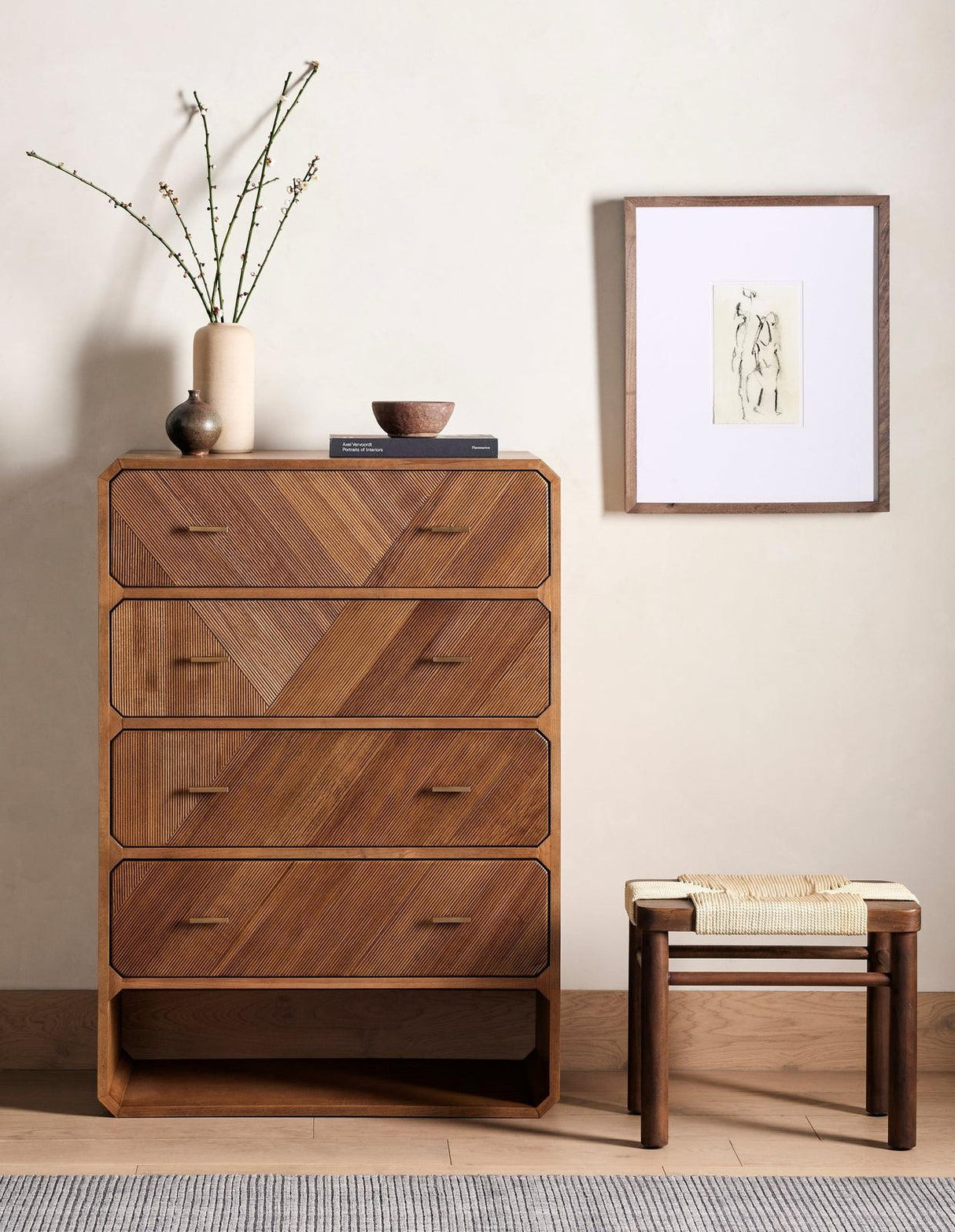 Four Hands Caspian 4 Drawer Dresser