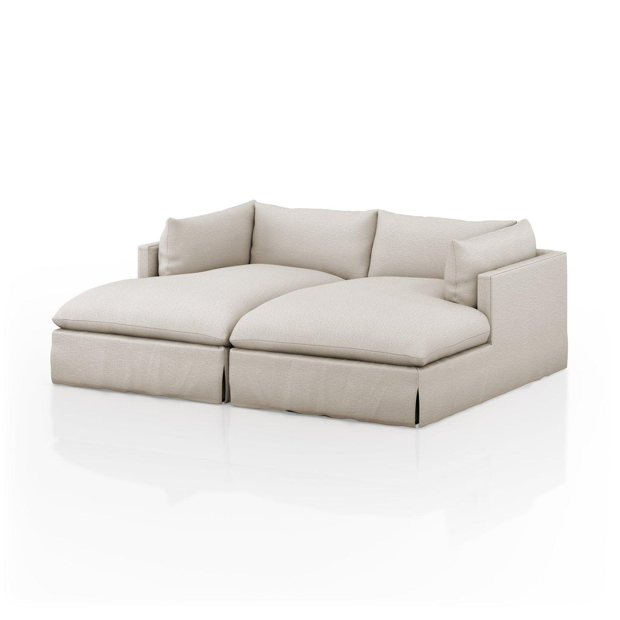 Four Hands Habitat Double Chaise Sectional
