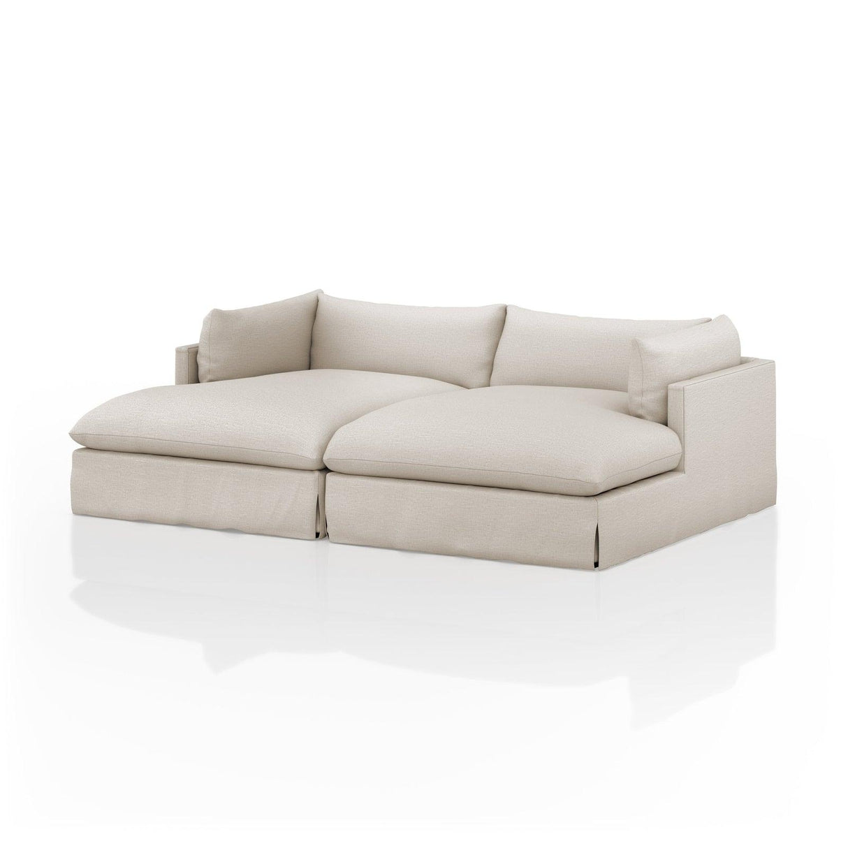 Four Hands Habitat Double Chaise Sectional
