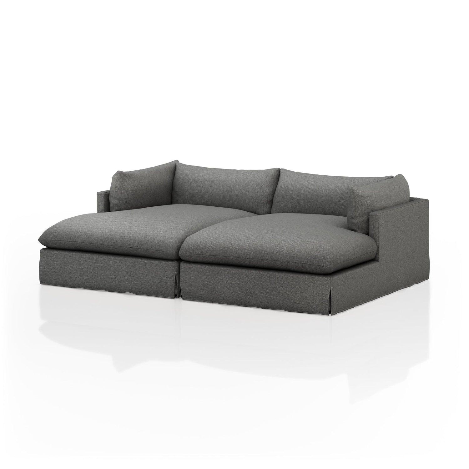 Four Hands Habitat Double Chaise Sectional