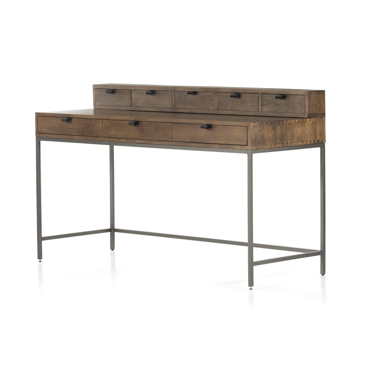 Four Hands Trey Writing Desk With 5 Drawer Organizer
