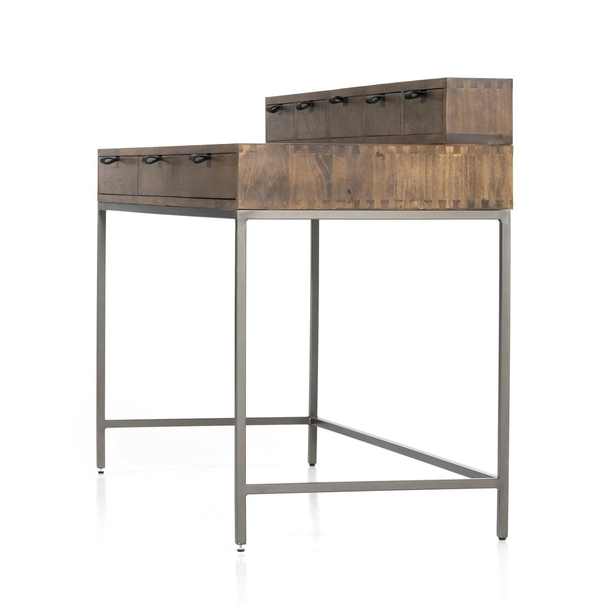 Four Hands Trey Writing Desk With 5 Drawer Organizer