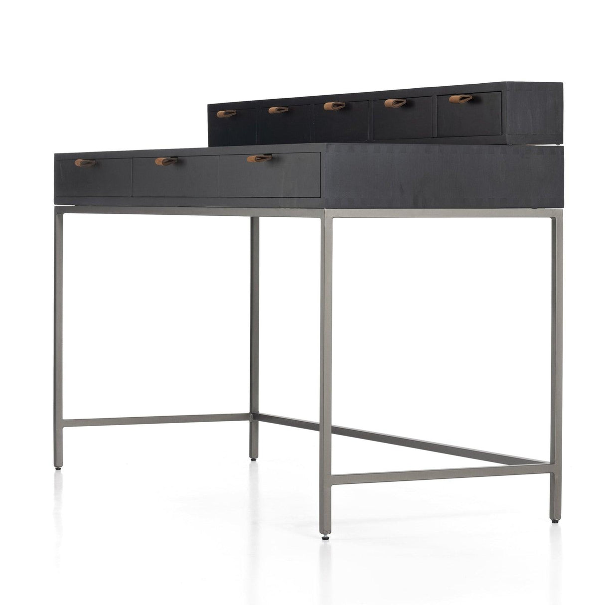 Four Hands Trey Writing Desk With 5 Drawer Organizer