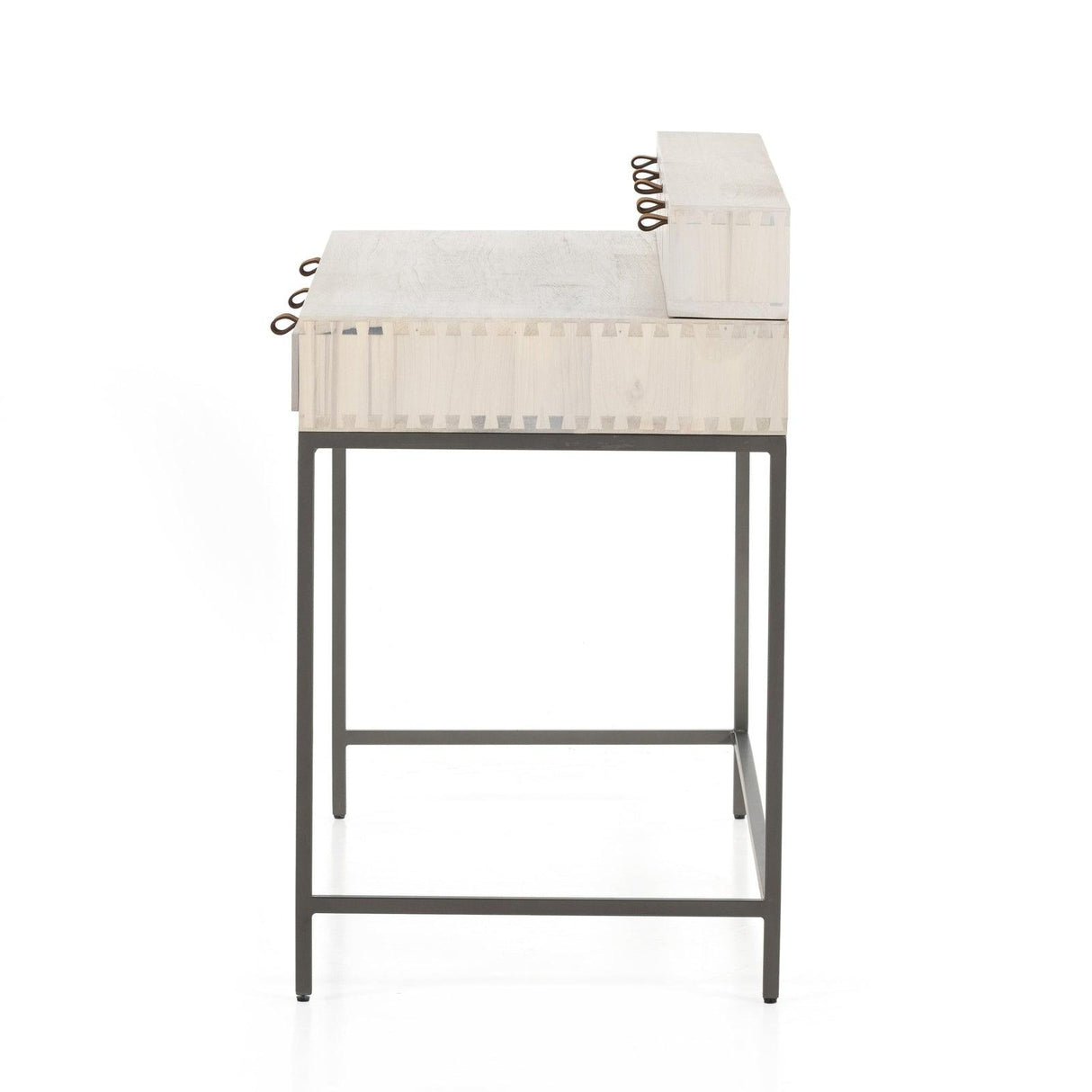 Four Hands Trey Writing Desk With 5 Drawer Organizer