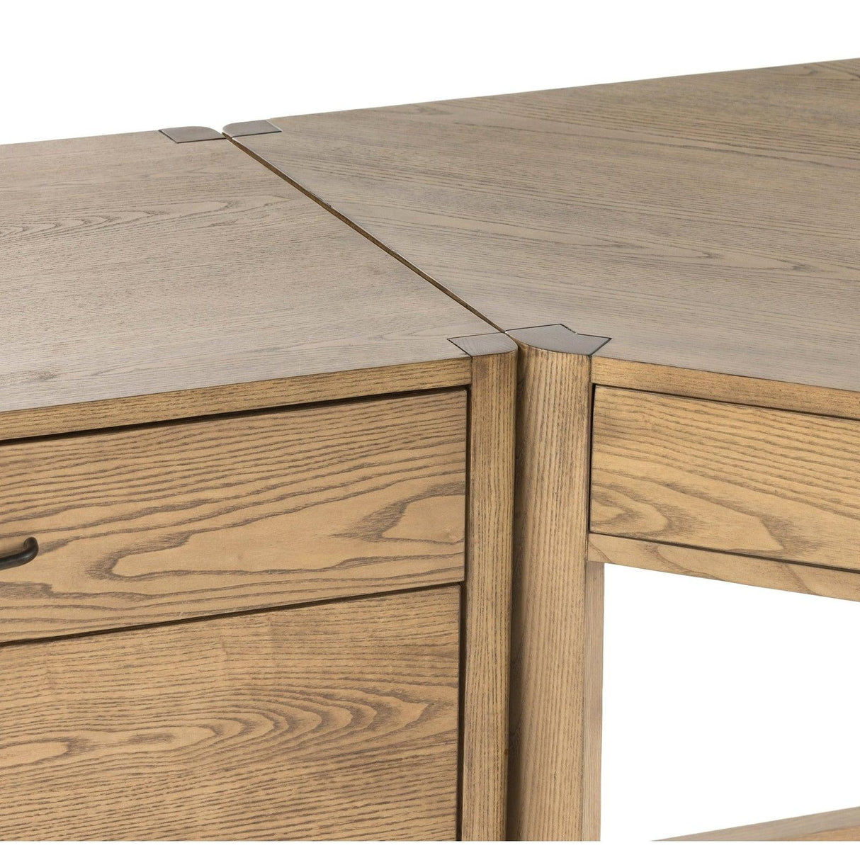 Four Hands Zuma Modular Desk With Filing Cabinet