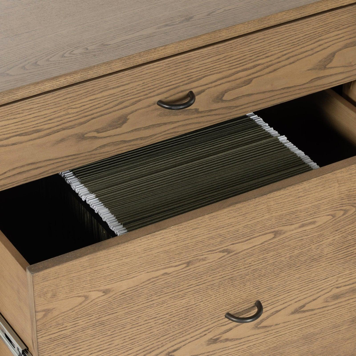 Four Hands Zuma Modular Desk With Filing Cabinet