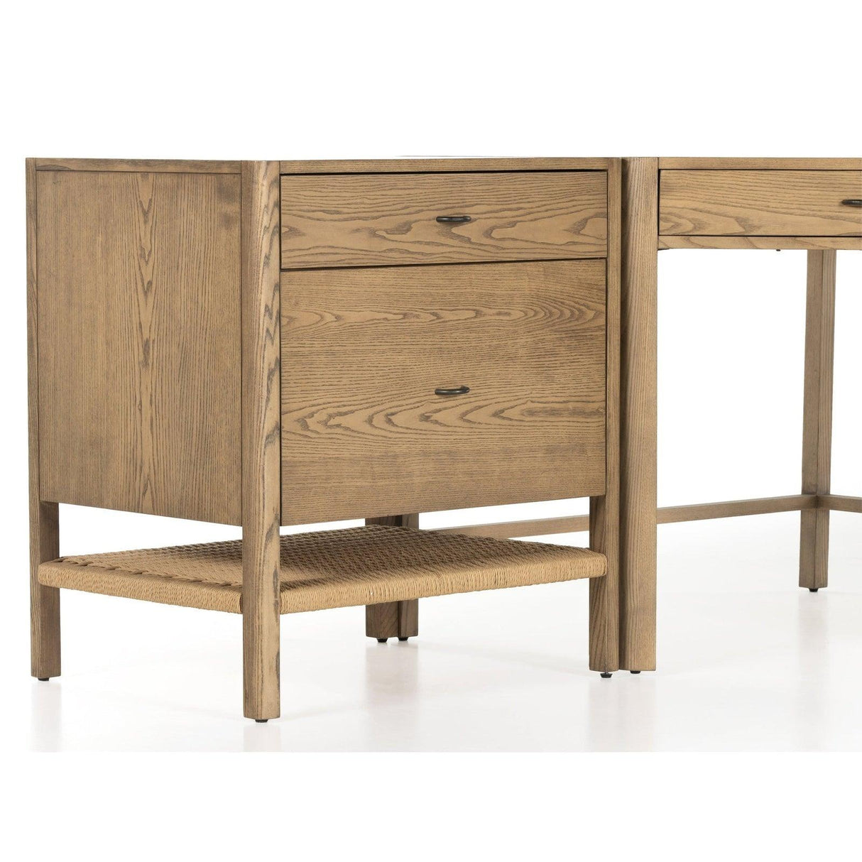 Four Hands Zuma Modular Desk With Filing Cabinet