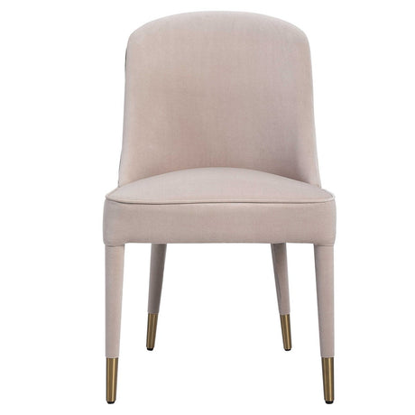 Brie Armless Chair, Champagne Set Of 2 | Uttermost | Home Elegance USA