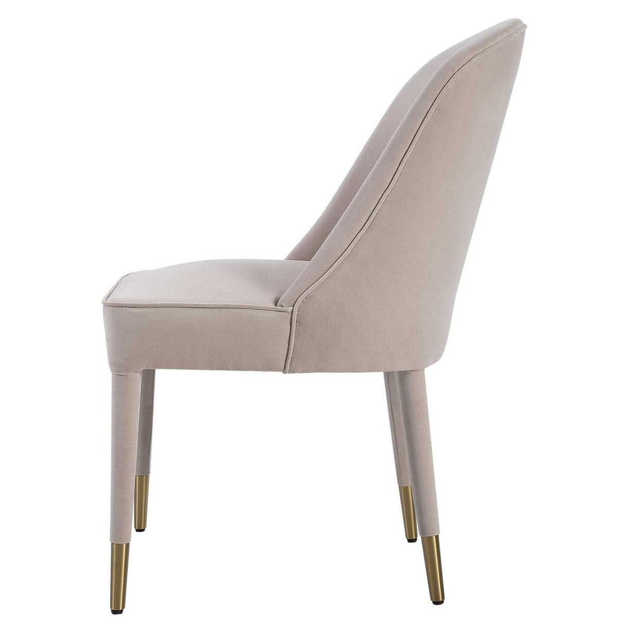 Brie Armless Chair, Champagne Set Of 2 | Uttermost | Home Elegance USA